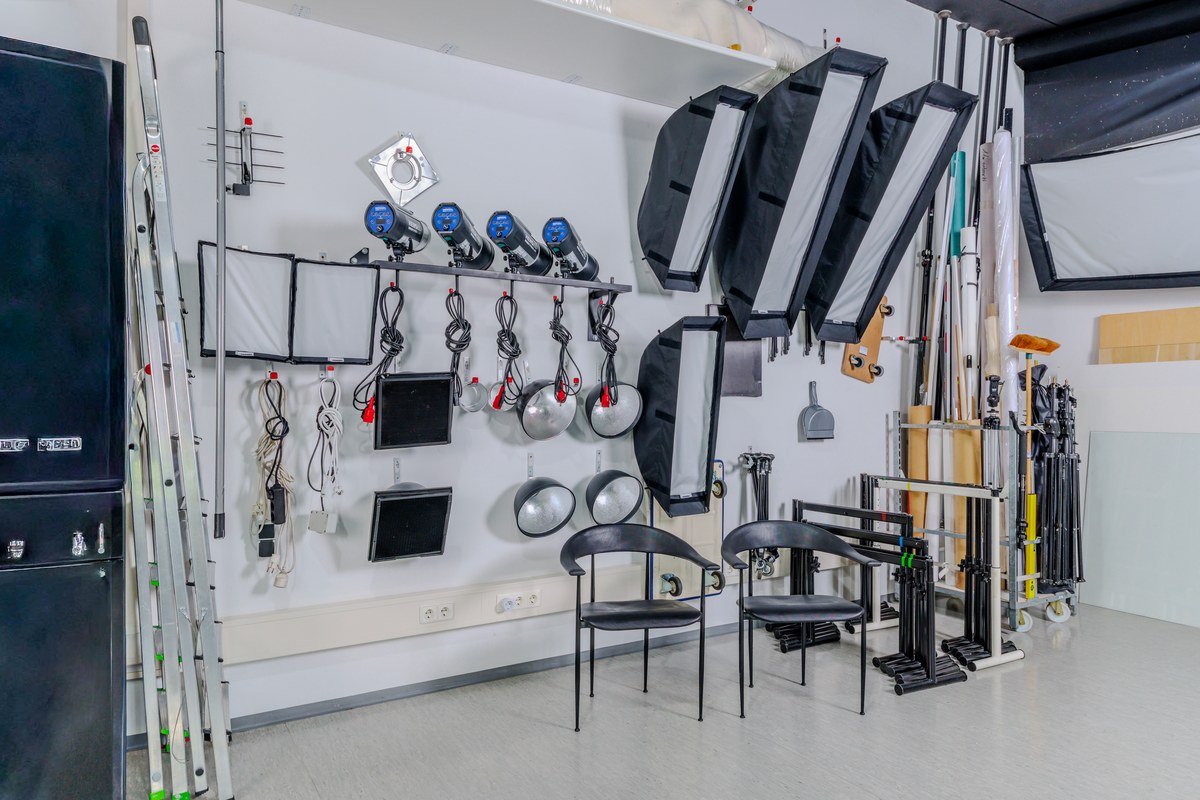 Professionelle Studiotechnik und Infrastruktur